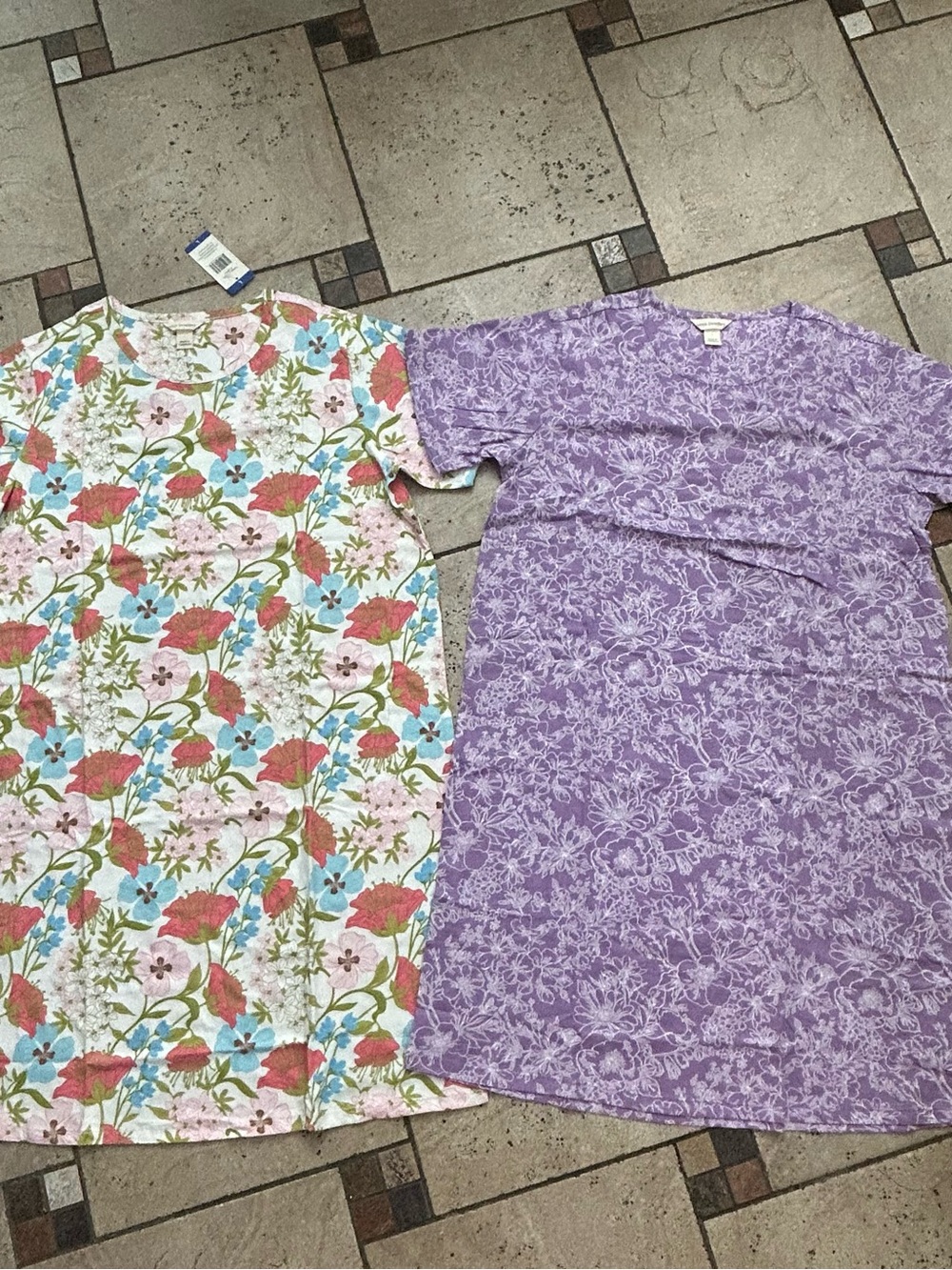 NWT Vera Bradley women 100% cotton sleep dress 2 pack - Picture 11 of 14